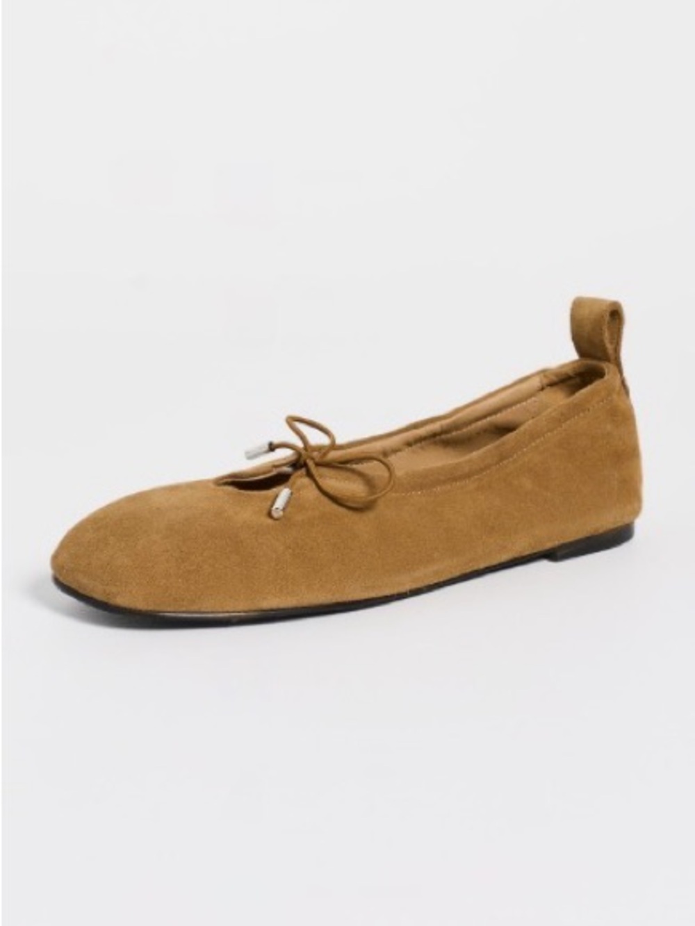 ALOHAS Rosalind Suede Ballet Flats in Suede Tan Size 38 US 7-7.5